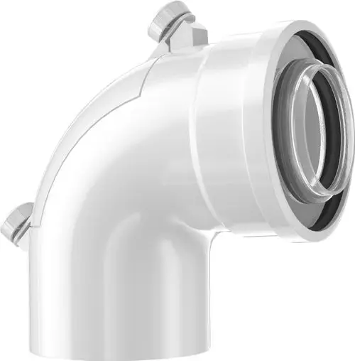 Bosch-Abgaszubehoer-FC-CER60-87-Doppelrohrbogen-Pruefoeffnung-d:60-100-mm-7738112637 gallery number 1